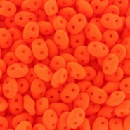 SuperDuo perlen 2.5x5mm Neon - Orange